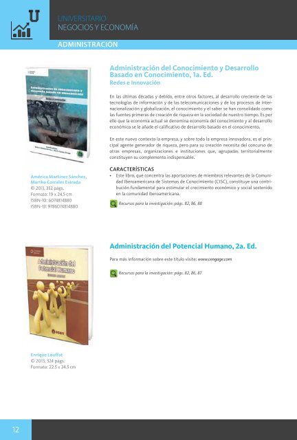 Catalogo Cengage Negocios y Economia 2013