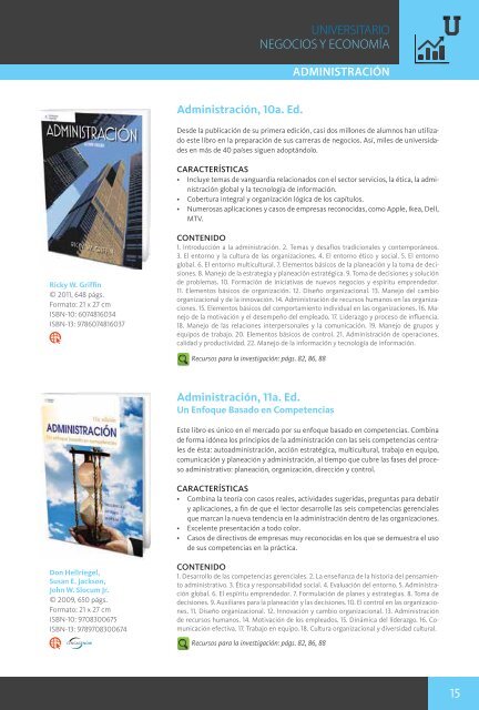 Catalogo Cengage Negocios y Economia 2013