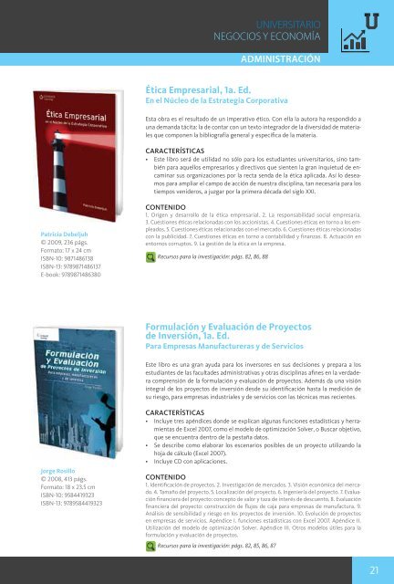 Catalogo Cengage Negocios y Economia 2013