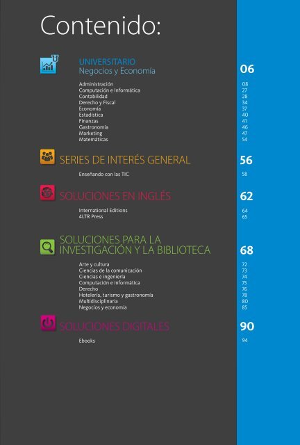 Catalogo Cengage Negocios y Economia 2013