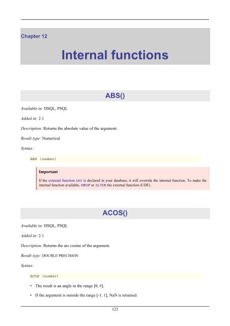 Firebird 2.1 Language Reference Update