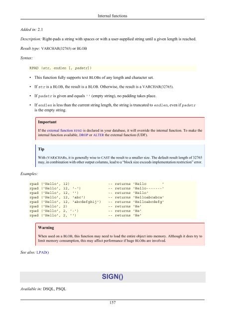 Firebird 2.1 Language Reference Update