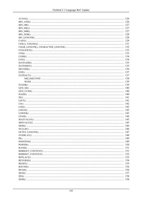 Firebird 2.1 Language Reference Update