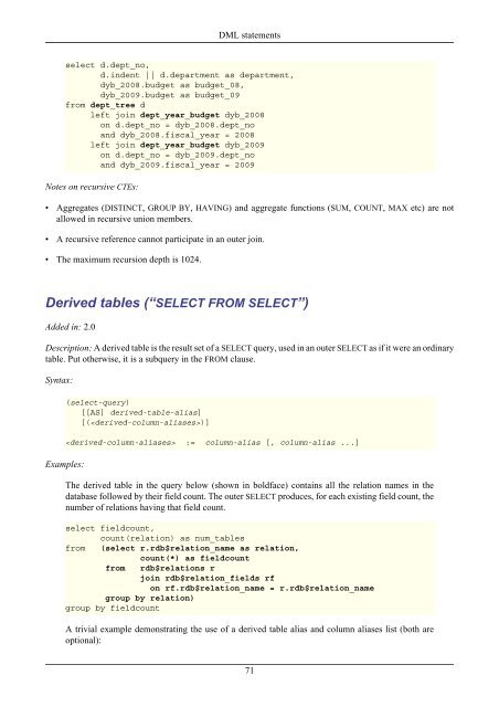 Firebird 2.1 Language Reference Update