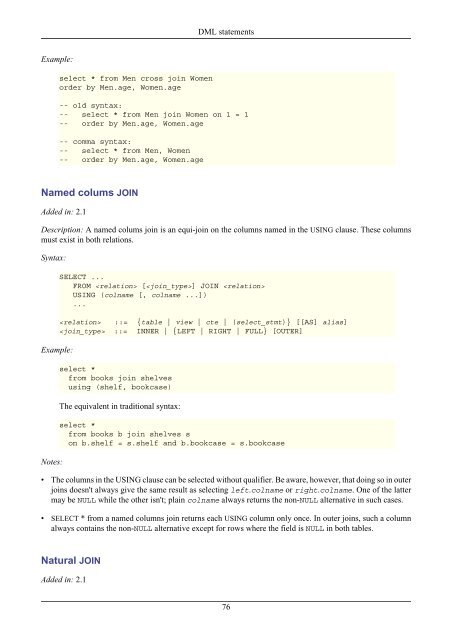 Firebird 2.1 Language Reference Update