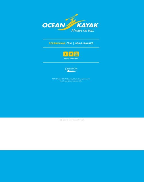 Ocean Kayak Product Guide 2014