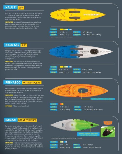 Ocean Kayak Product Guide 2014