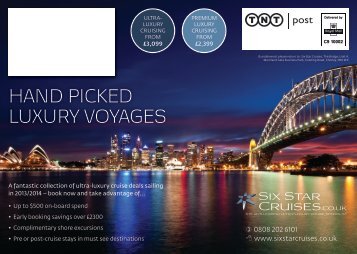 HAND PICKED LUXURY VOYAGES