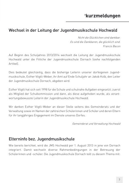 Gemeinde Hochwald Hobel aktuell 1 | 2013 - firma-web