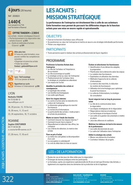 CCI Formation 