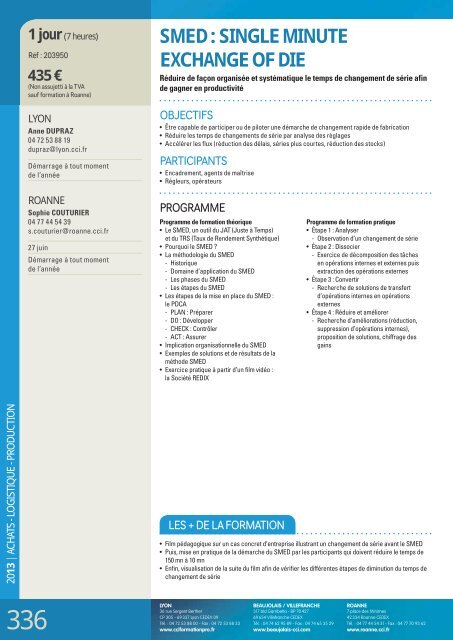 CCI Formation 