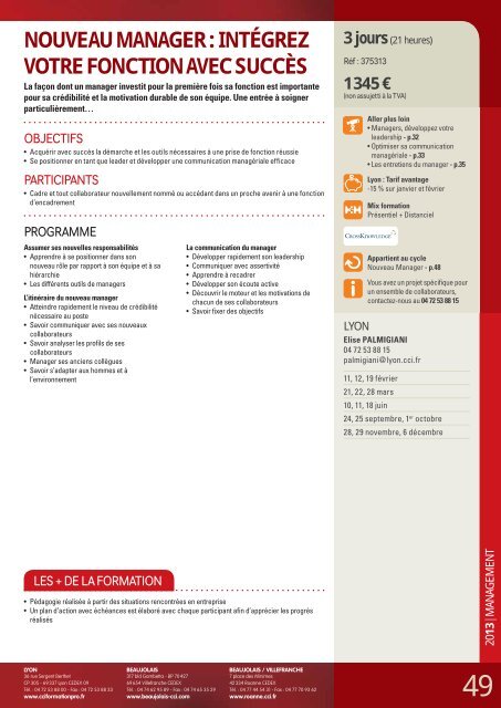 CCI Formation 