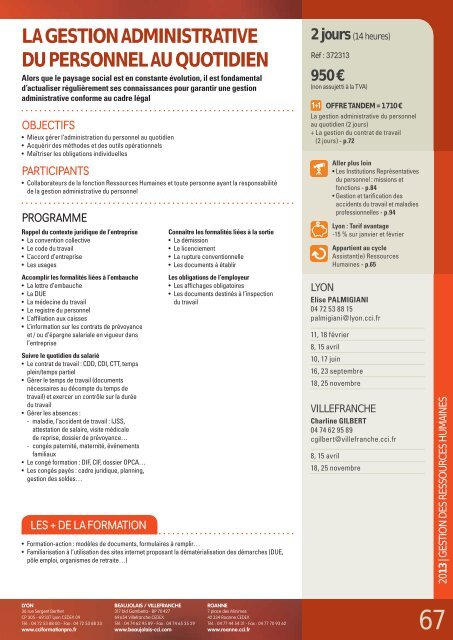 CCI Formation 