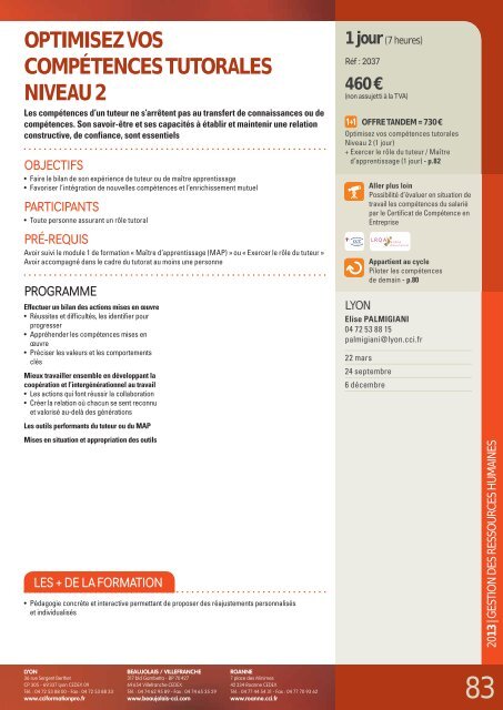 CCI Formation 