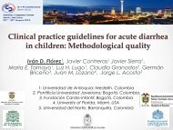 Clinical practice guidelines for acute diarrhea in children ...