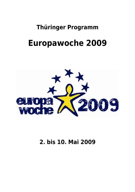 Europawoche 2009 - Freistaat Thüringen