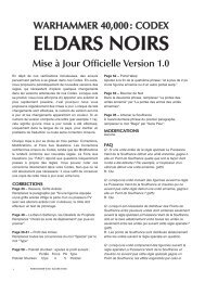 ELDARS NOIRS - Games Workshop