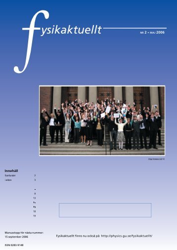 2006-2 - Svenska Fysikersamfundet