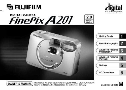 FinePix A201 Owner's Manual - Fujifilm USA