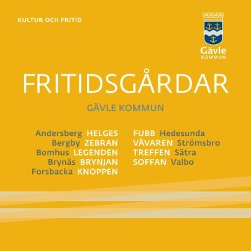 Fritidsgårdar - Gävle kommun