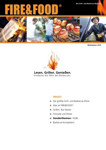 Lesen. Grillen. Genießen. - Fire & Food