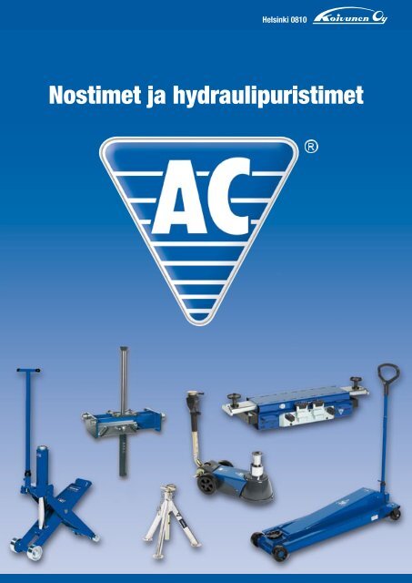 Nostimet ja hydraulipuristimet