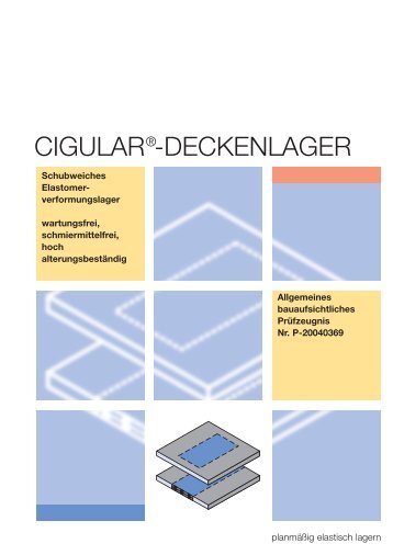 Cigular-Deckenlager.pdf - bei FRINGS Bautechnik!