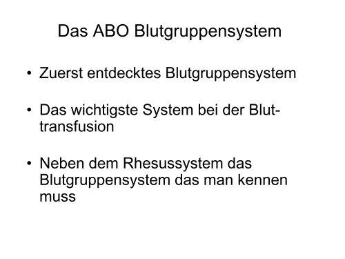 Transfusionsmedizin - Fortbildung - UniversitätsSpital Zürich