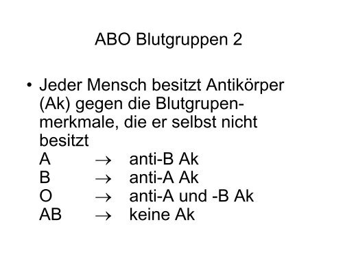 Transfusionsmedizin - Fortbildung - UniversitätsSpital Zürich