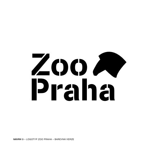 NÁVRH 3 – LOGOTYP ZOO PRAHA – BAREVNÁ VERZE - Font