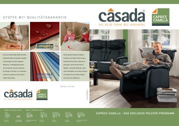 Casada Polster Caprice-Broschüre als PDF ... - Flamme-Möbel