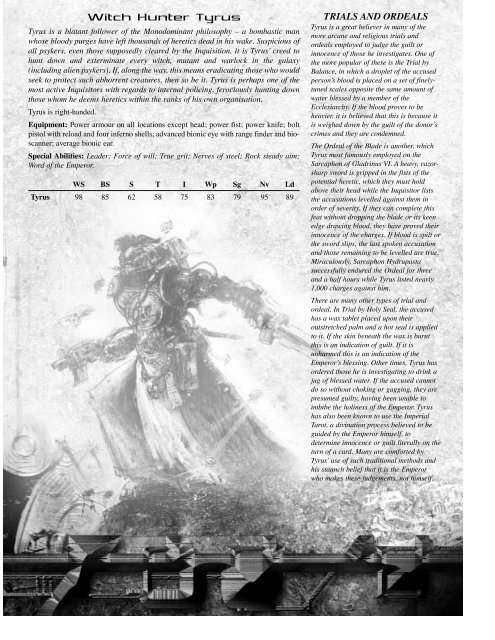 Warhammer 40k - Inquisitor - The Living Rule Book 1.1 (Part II).