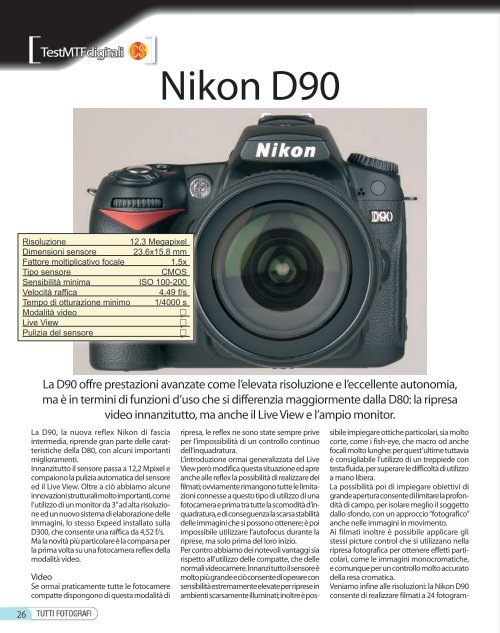 Nikon D90 - Fotografia.it
