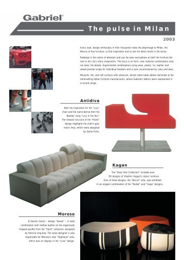 The Pulse In Milan Moroso - Gabriel