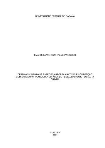 Dissertação em PDF - departamento de engenharia florestal - ufpr ...