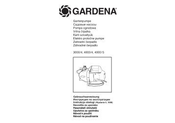 OM, Gardena, Gartenpumpe, Art 01428-20, 2001-02