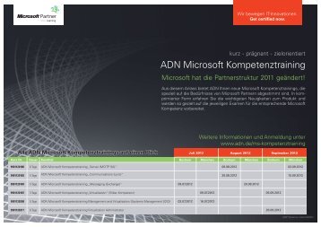 ADN Microsoft Kompetenztraining