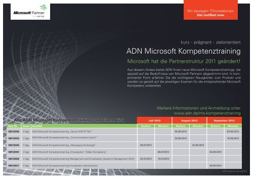 ADN Microsoft Kompetenztraining