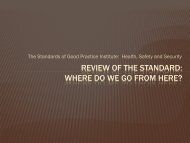 Review of the Standard - Forum on Education Abroad