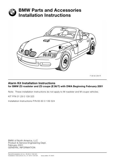 Bmw z3 sale parts and accessories