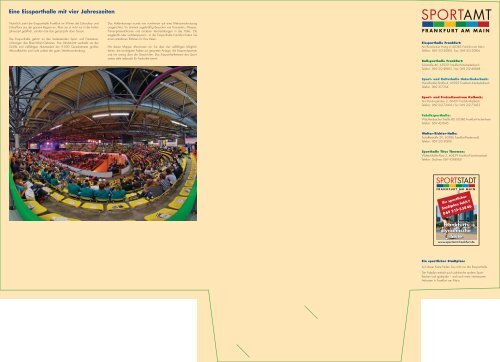Eissporthalle Infomappe Umschlag (pdf, 4.0 MB) - Frankfurt am Main
