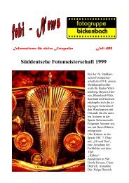 Süddeutsche Fotomeisterschaft 1999 - Fotogruppe Bickenbach