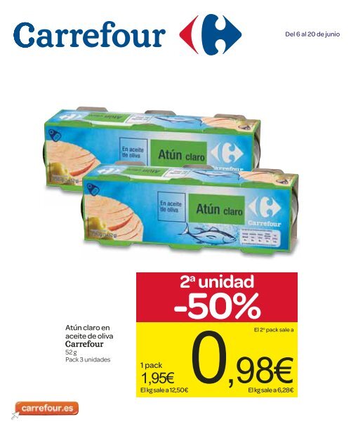 2a unidad -50% - Carrefour España