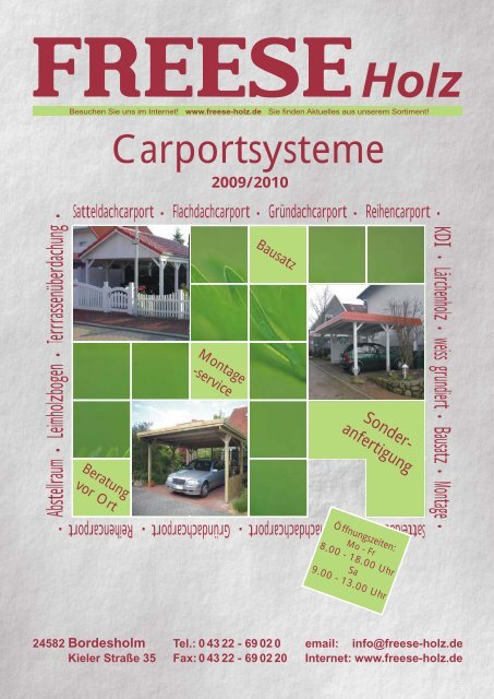 Carportsysteme - Freese Holz