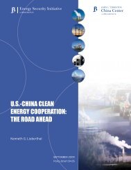 us-china clean energy cooperation - Brookings Institution