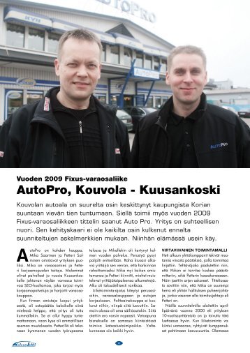 AutoPro, Kouvola - Kuusankoski - Fixus