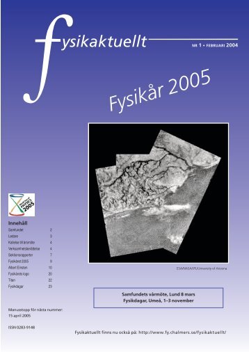 2005-1 - Svenska Fysikersamfundet