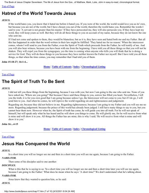 The Book of Jesus - Friends of the Sabbath Australia
