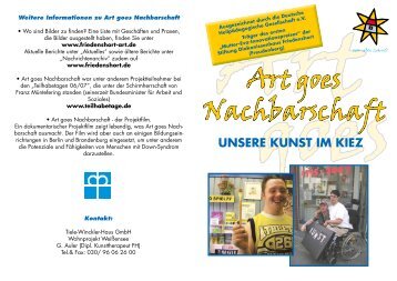 Info-Flyer zu „Art goes Nachbarschaft“ - Friedenshort.de