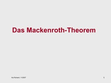 Mackenroth-Theorem - NachDenkSeiten